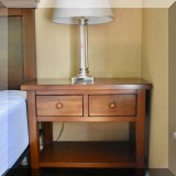 F28a. Pottery Barn nightstands. 